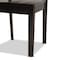 Baxton Studio Nicolette Modern and Contemporary Dark Brown Finished Wood 5-Piece Dining Set 179-11385-8026-Zoro - alternate 8